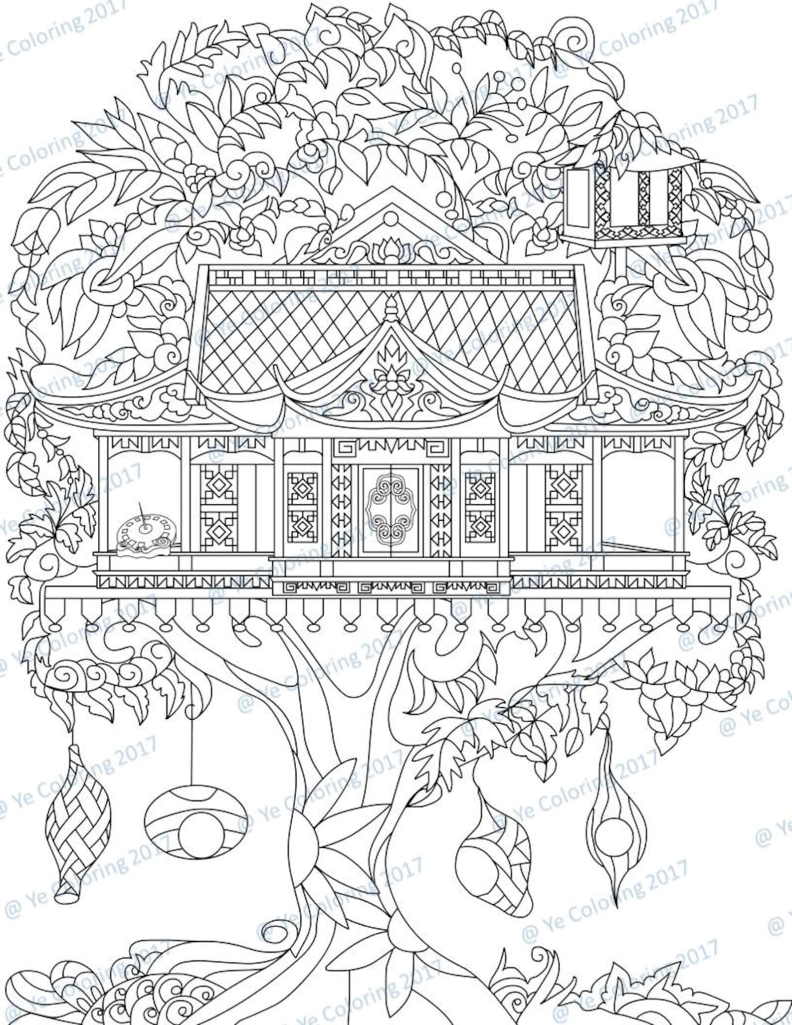 120+ House Coloring Pages for Home Lovers 19