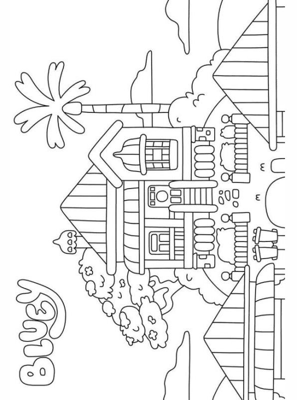 120+ House Coloring Pages for Home Lovers 20