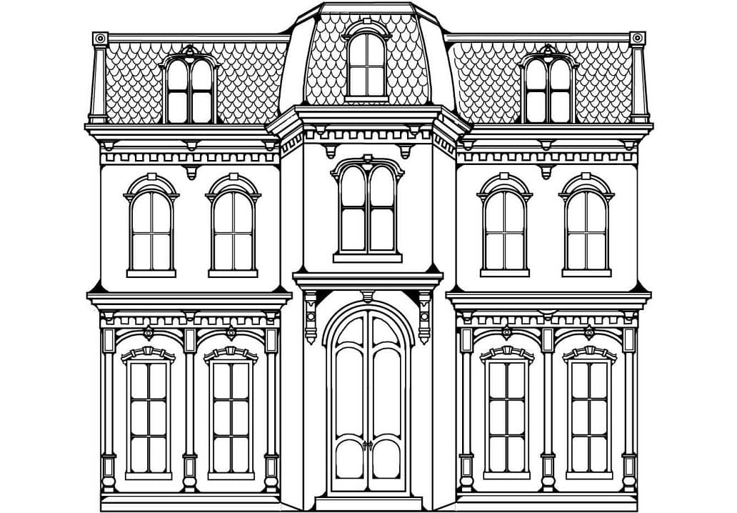 120+ House Coloring Pages for Home Lovers 25