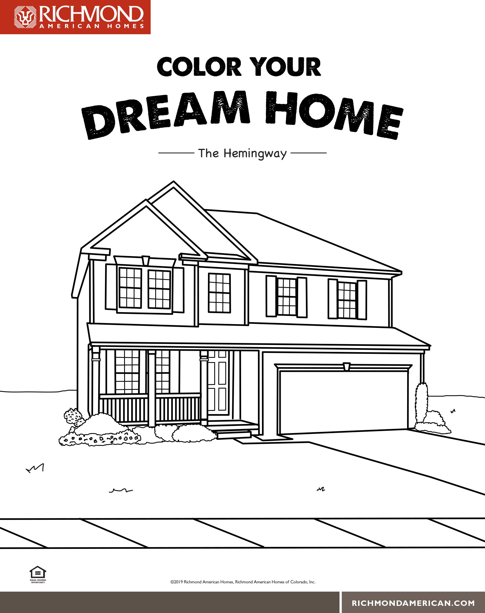 120+ House Coloring Pages for Home Lovers 3