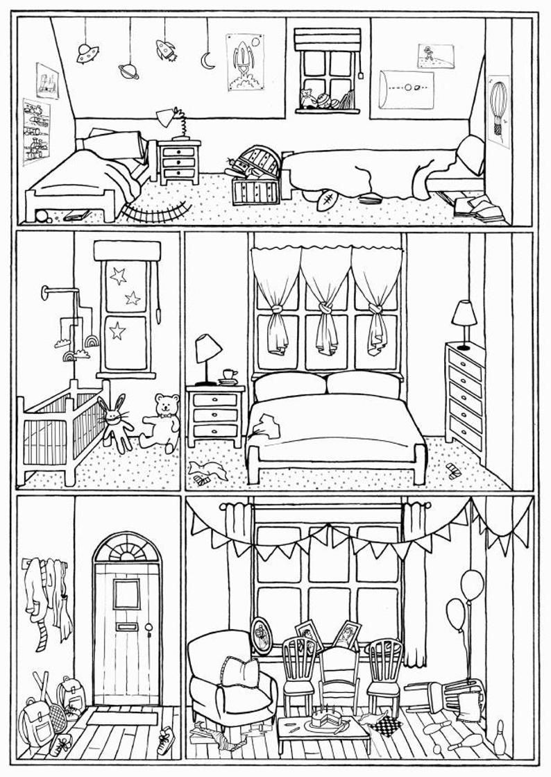 120+ House Coloring Pages for Home Lovers 31