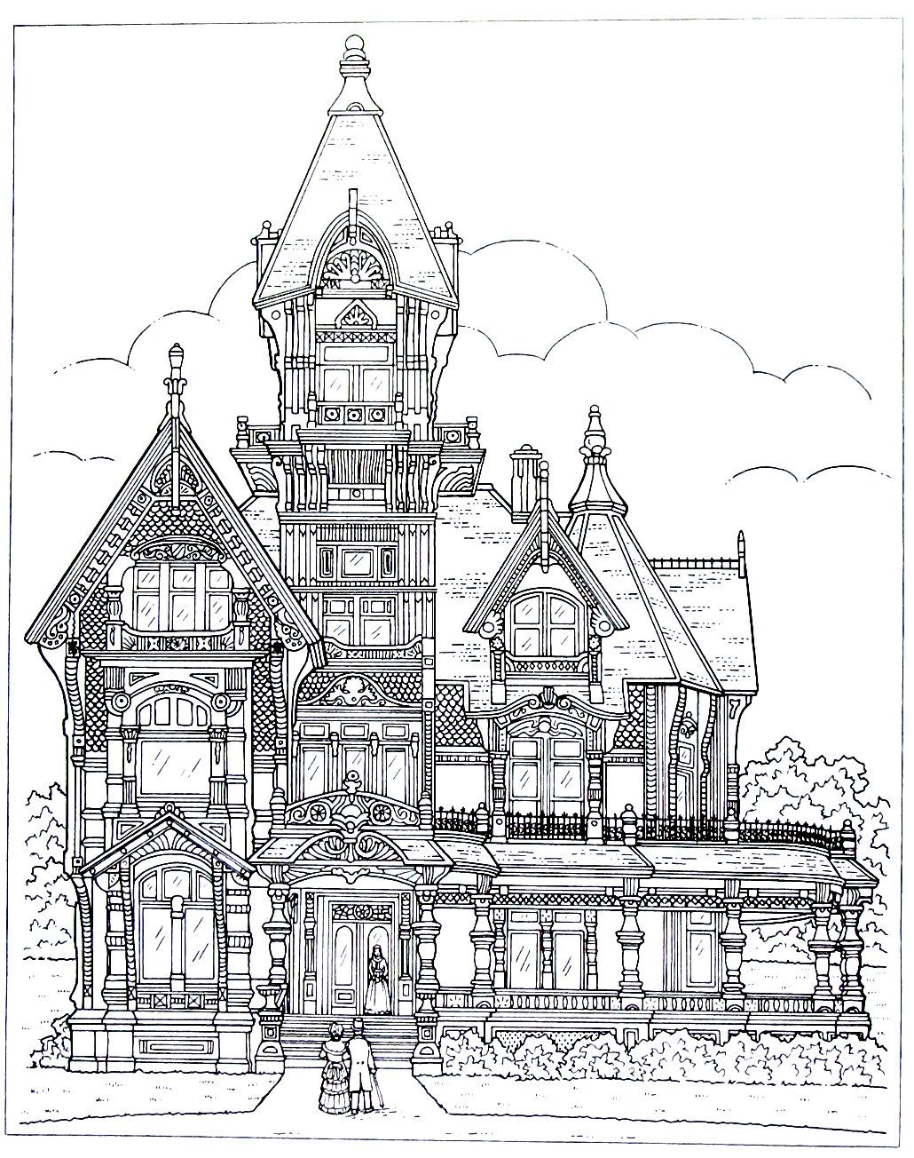 120+ House Coloring Pages for Home Lovers 32