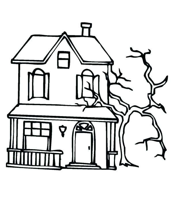 120+ House Coloring Pages for Home Lovers 36