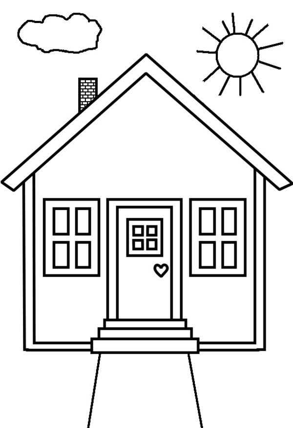 120+ House Coloring Pages for Home Lovers 4