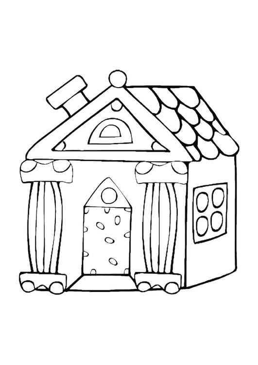 120+ House Coloring Pages for Home Lovers 46