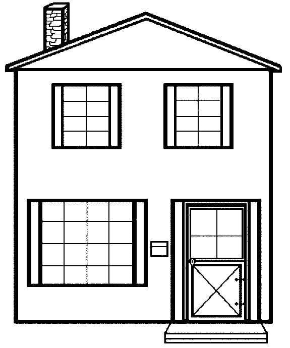 120+ House Coloring Pages for Home Lovers 48