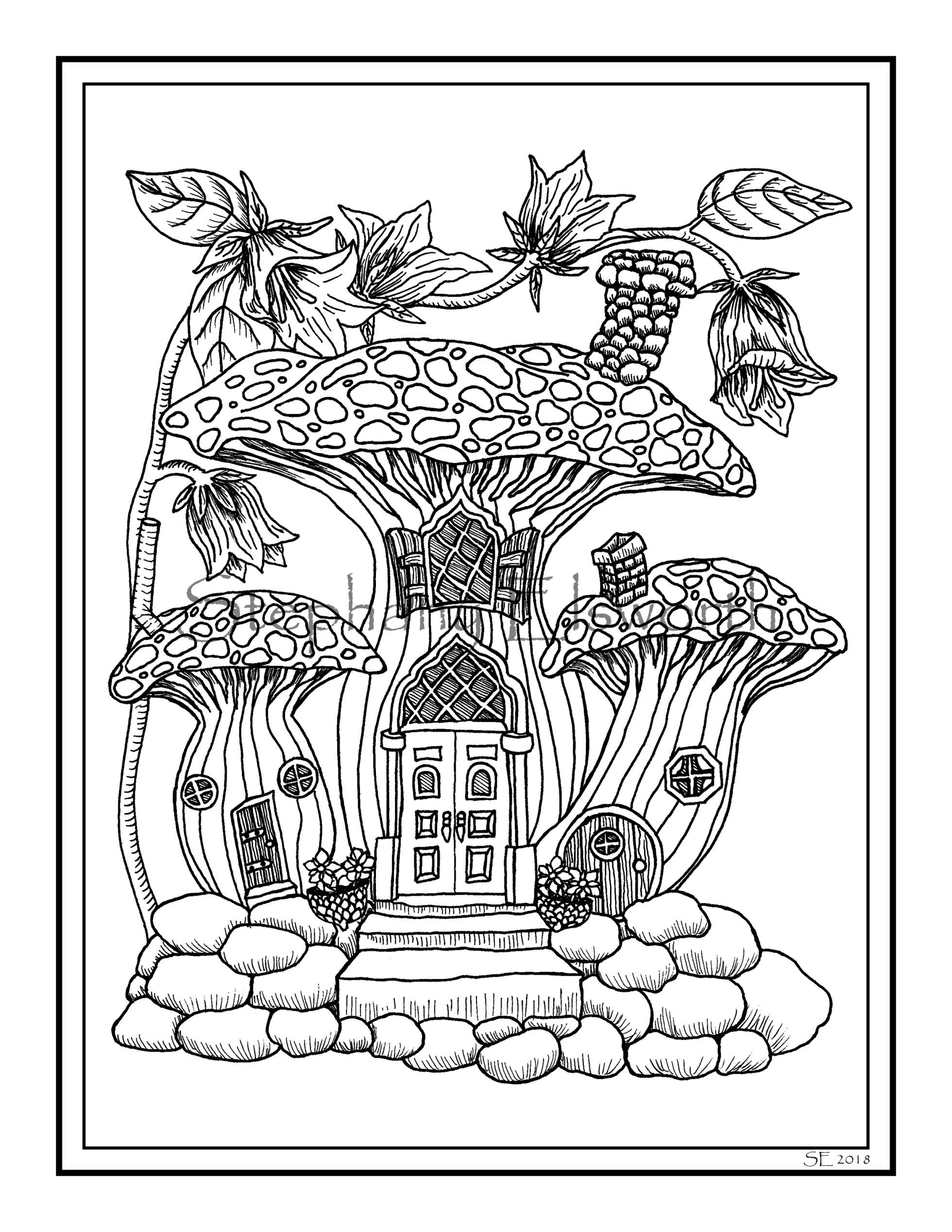 120+ House Coloring Pages for Home Lovers 64