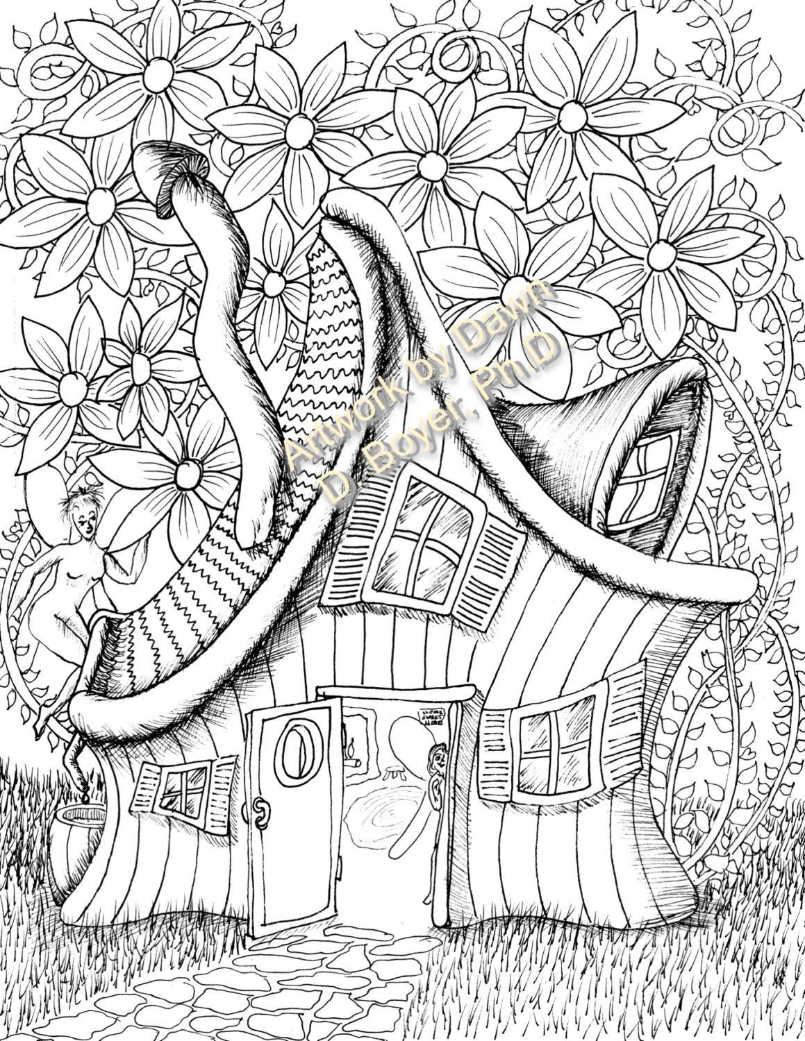 120+ House Coloring Pages for Home Lovers 69