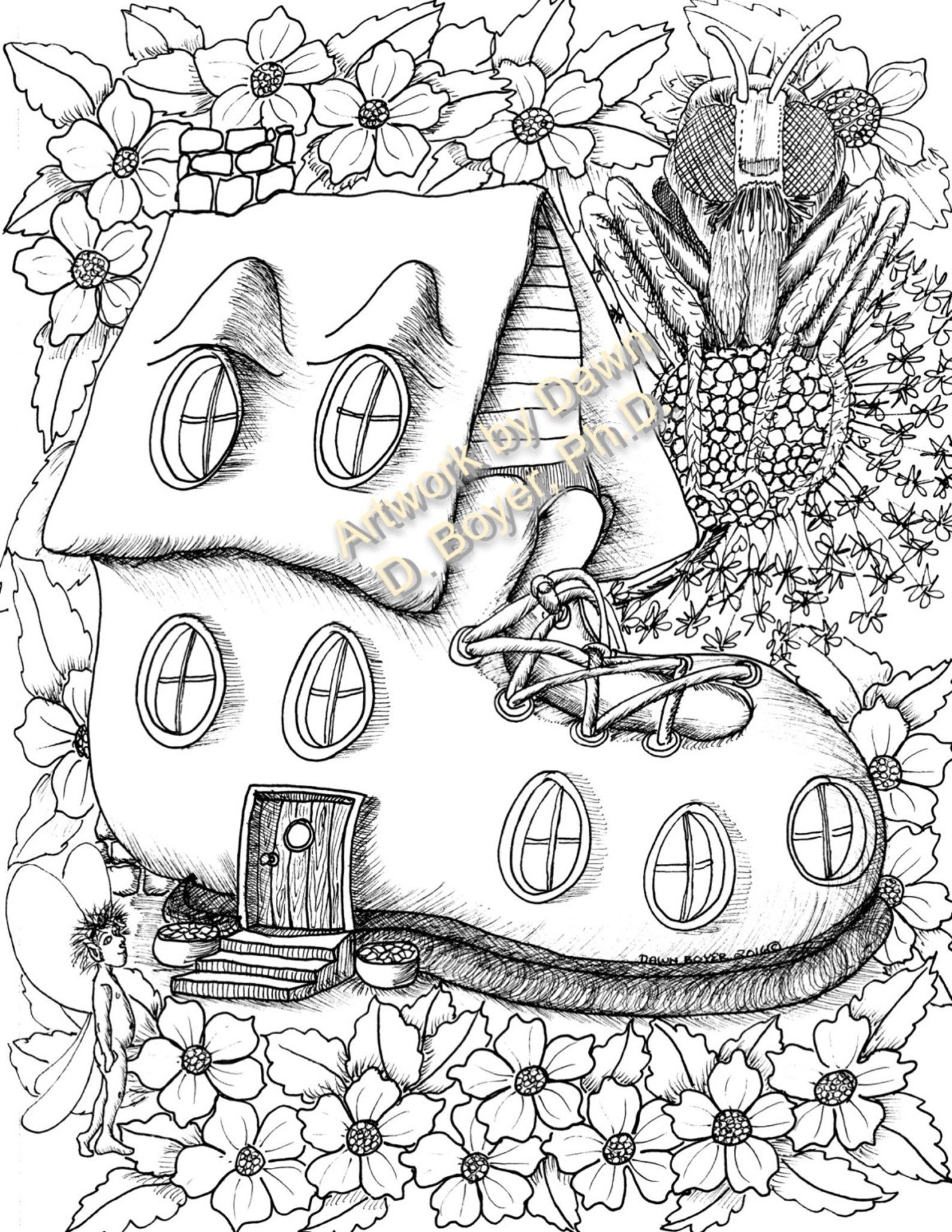 120+ House Coloring Pages for Home Lovers 70