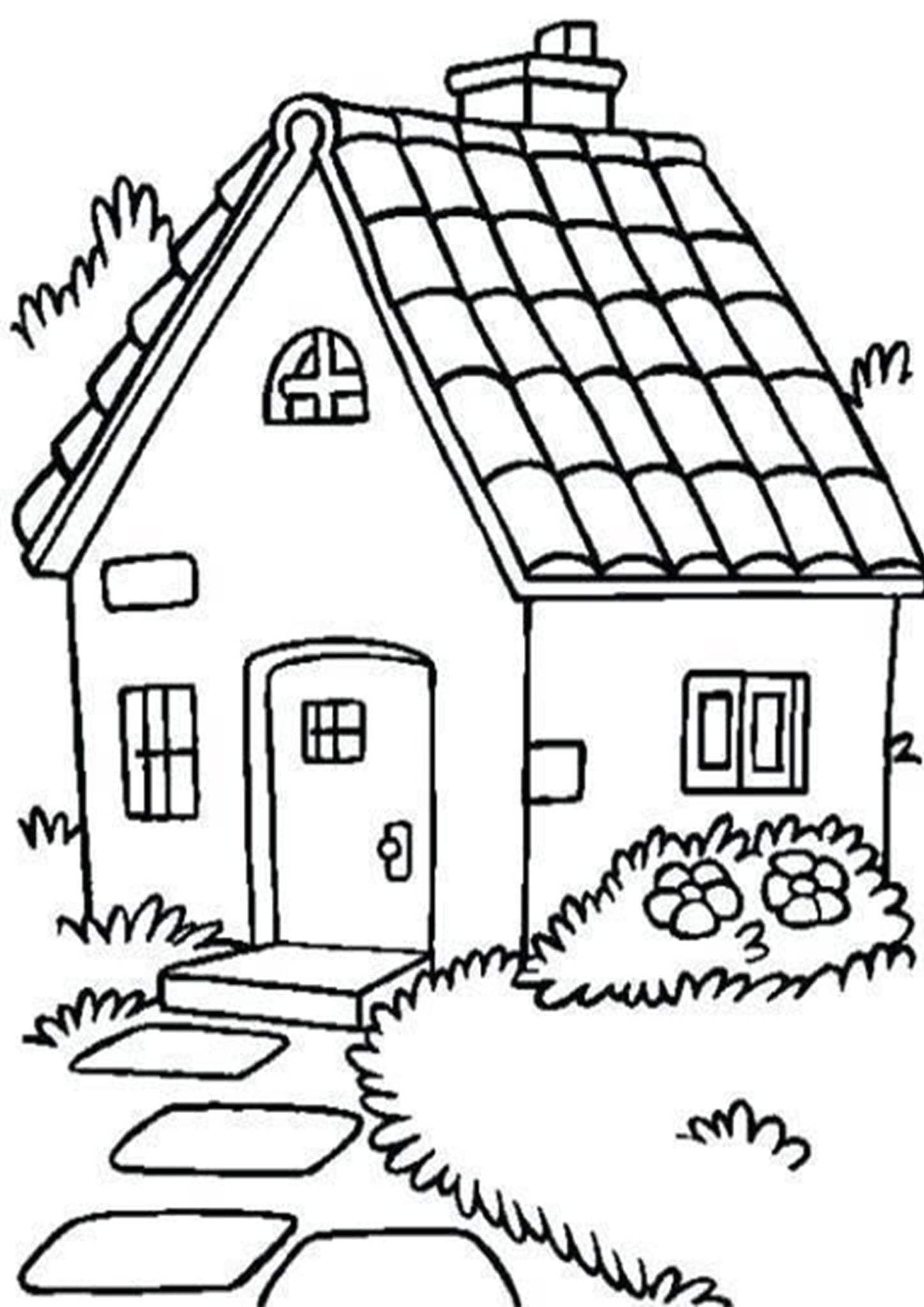 120+ House Coloring Pages for Home Lovers 74