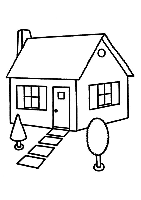 120+ House Coloring Pages for Home Lovers 77