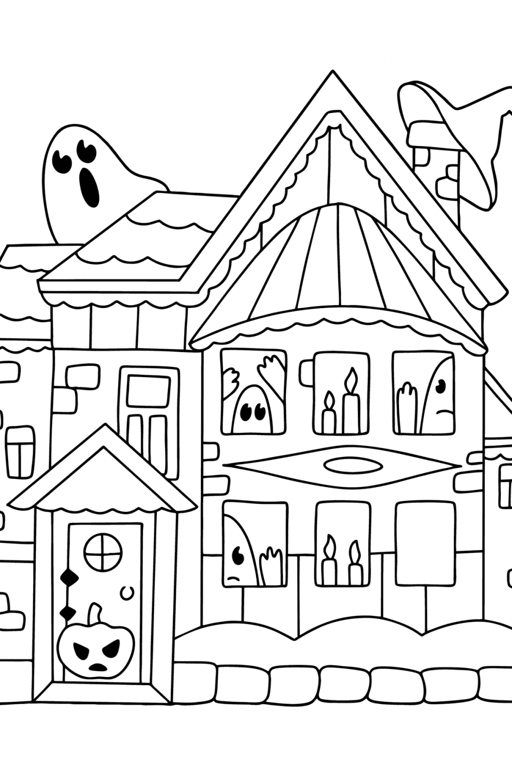 120+ House Coloring Pages for Home Lovers 8