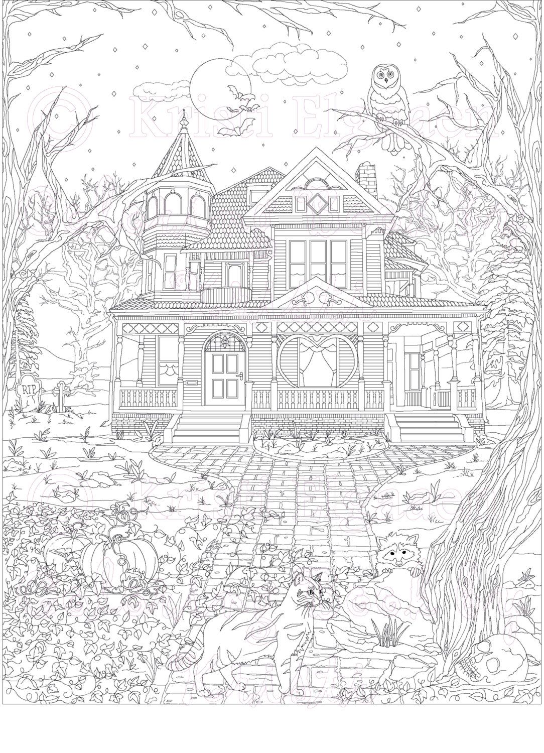 120+ House Coloring Pages for Home Lovers 80