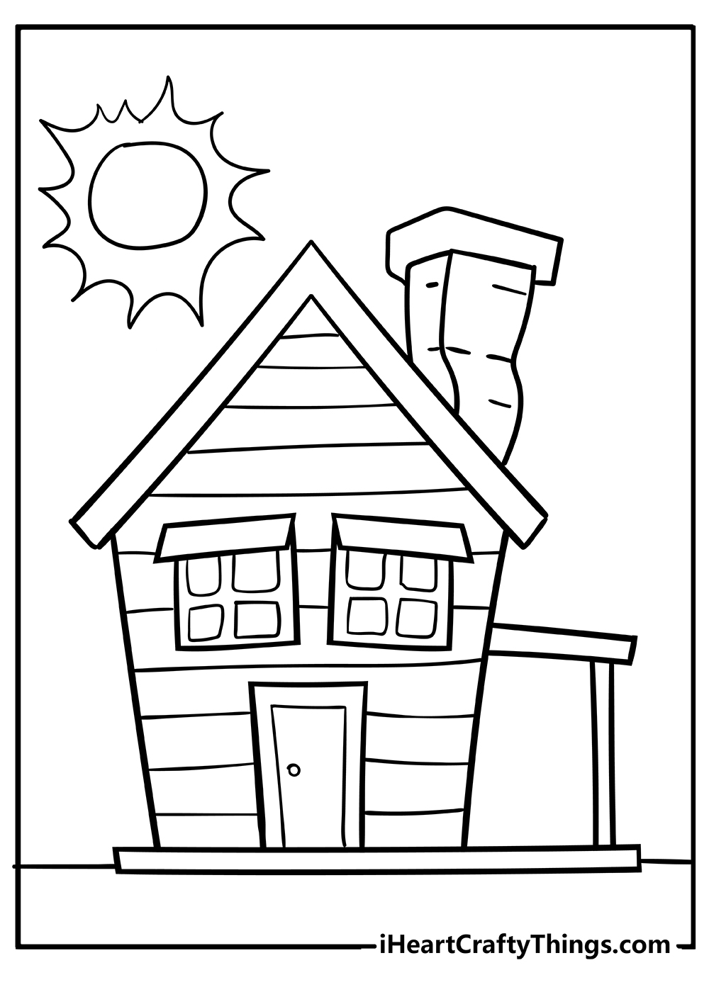 120+ House Coloring Pages for Home Lovers 83