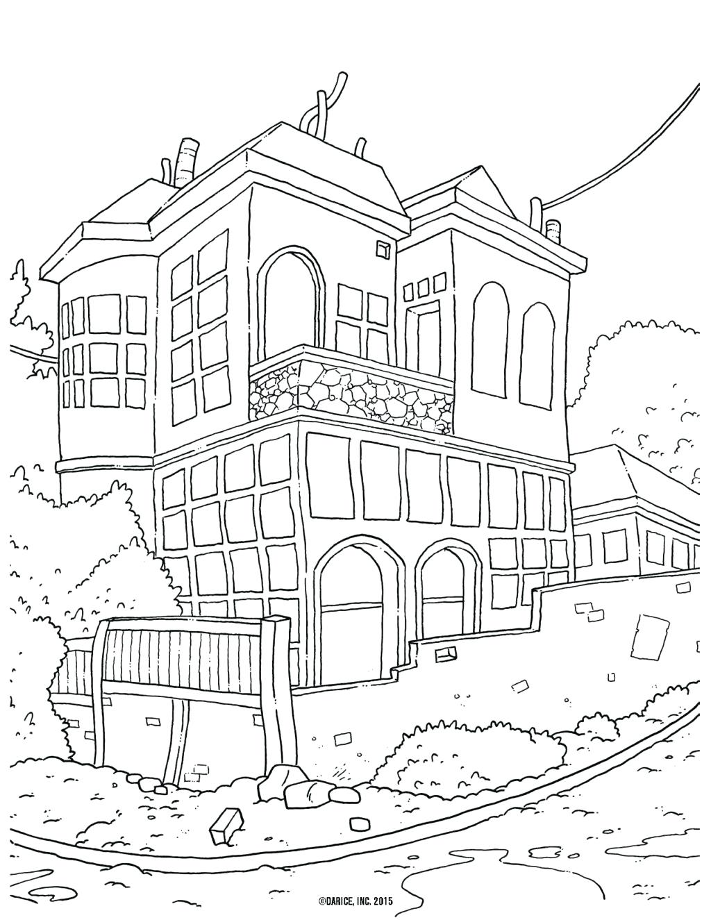 120+ House Coloring Pages for Home Lovers 84