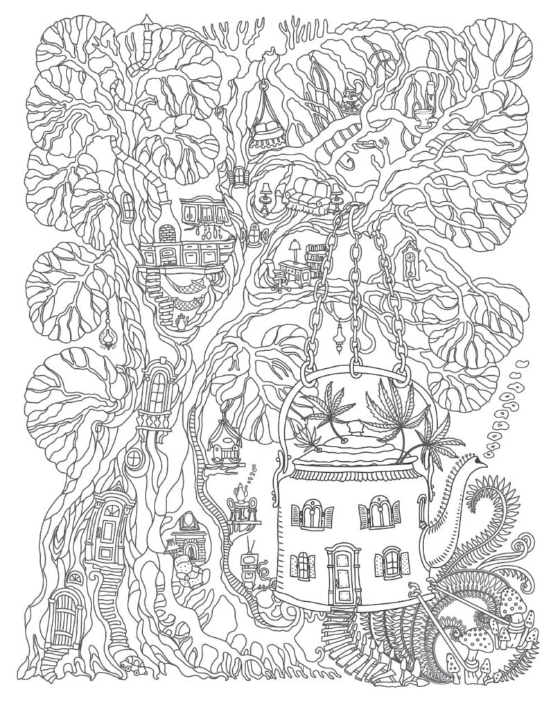 120+ House Coloring Pages for Home Lovers 90