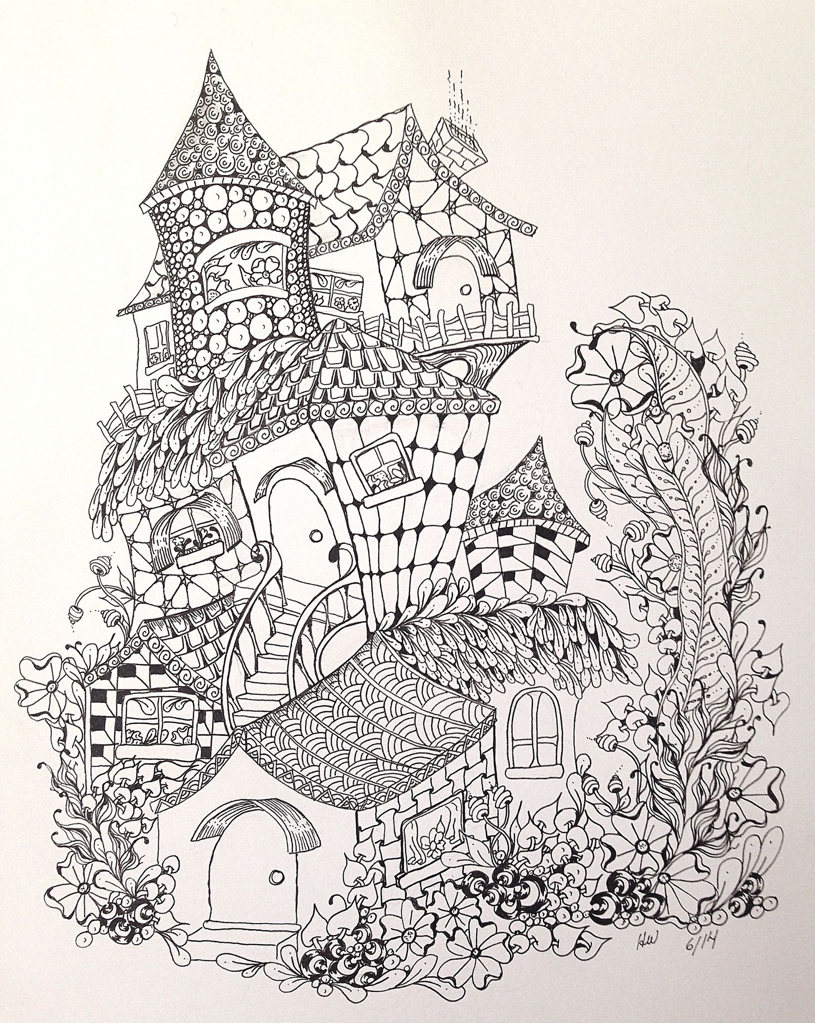 120+ House Coloring Pages for Home Lovers 93