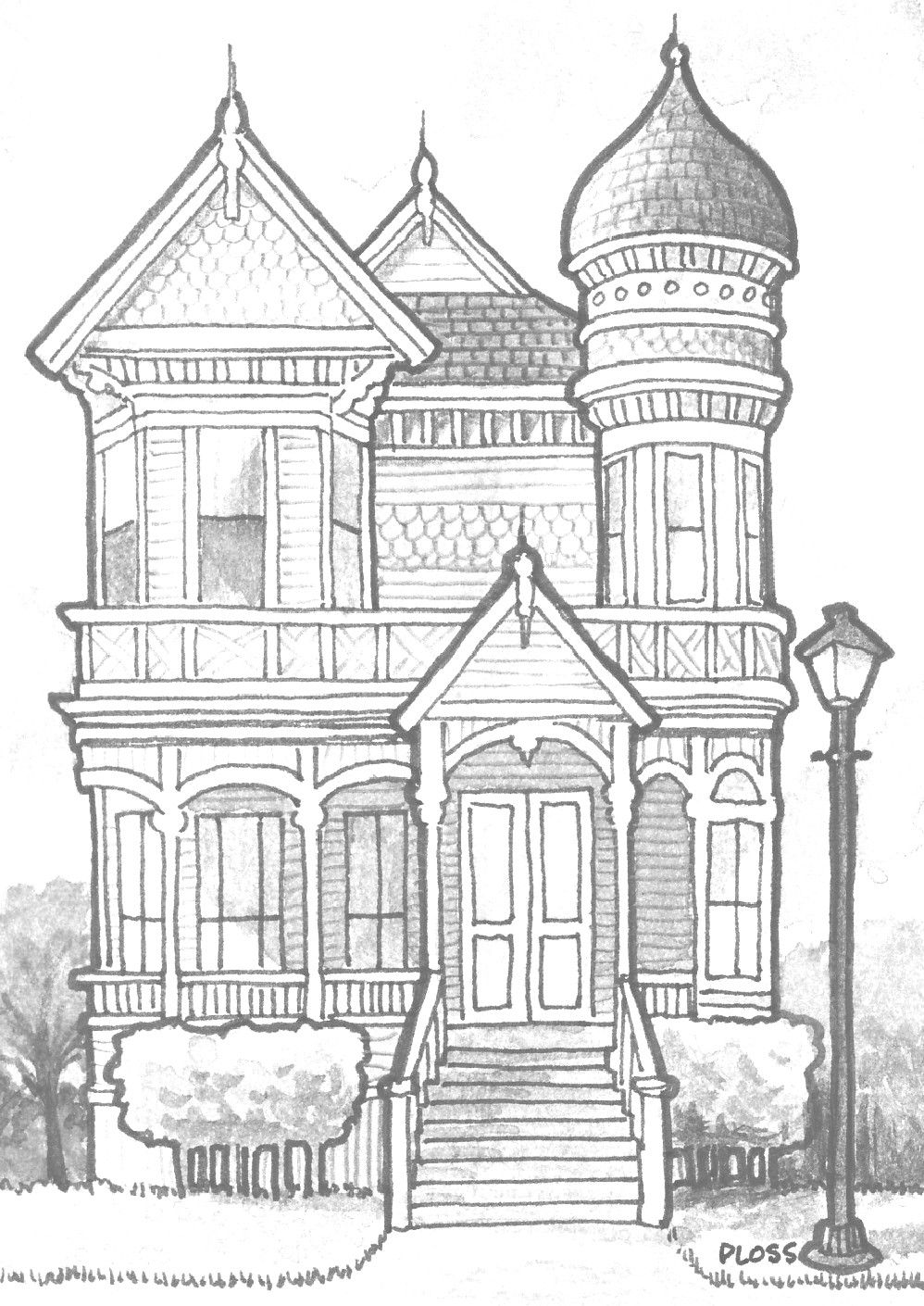 120+ House Coloring Pages for Home Lovers 96