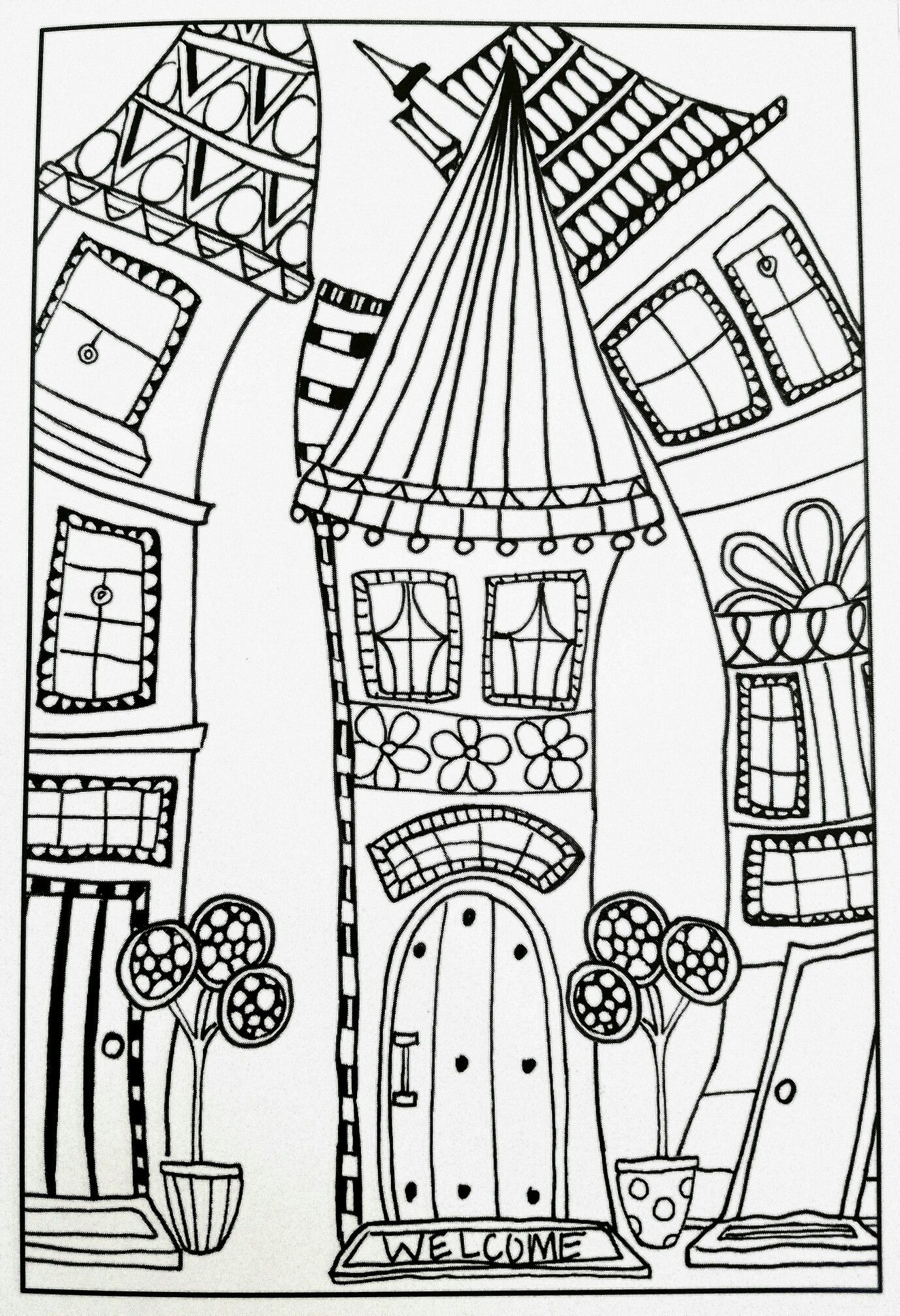 120+ House Coloring Pages for Home Lovers 97