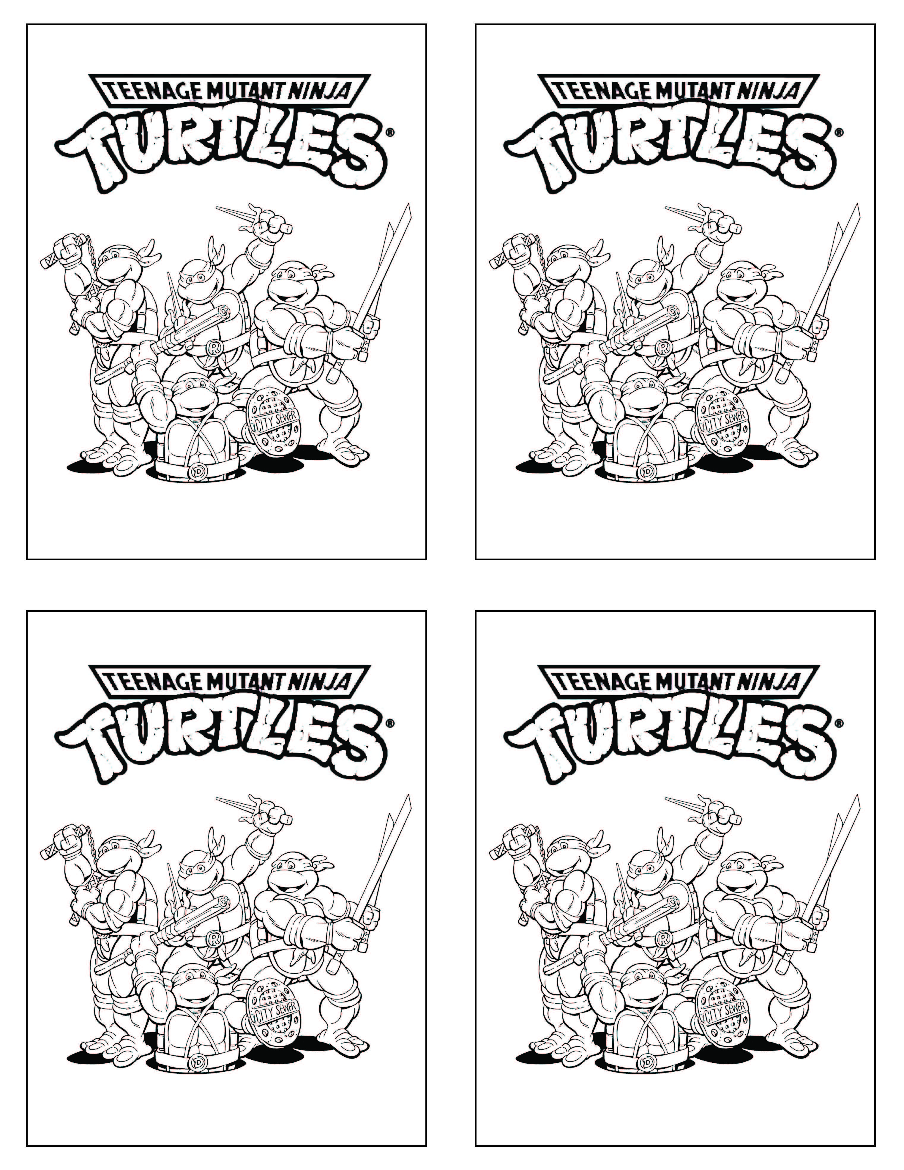 120+ Ninja Coloring Pages 1