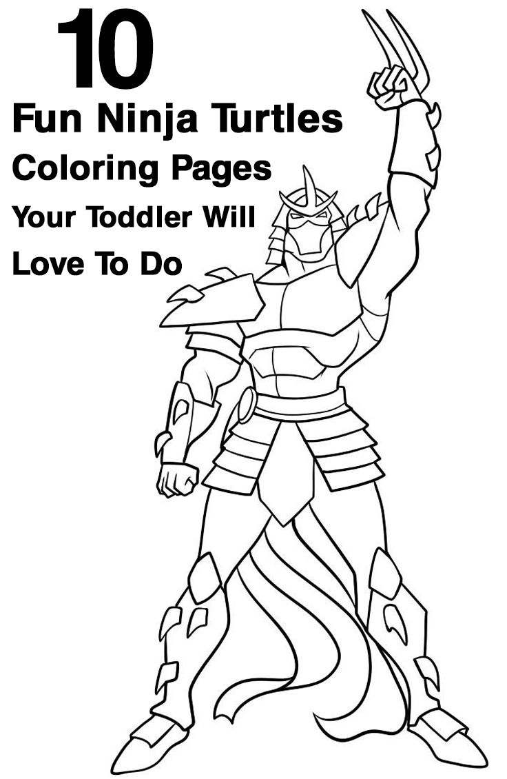 120+ Ninja Coloring Pages 103