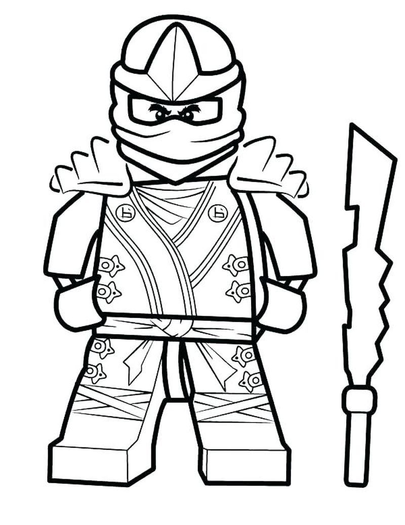 120+ Ninja Coloring Pages 104