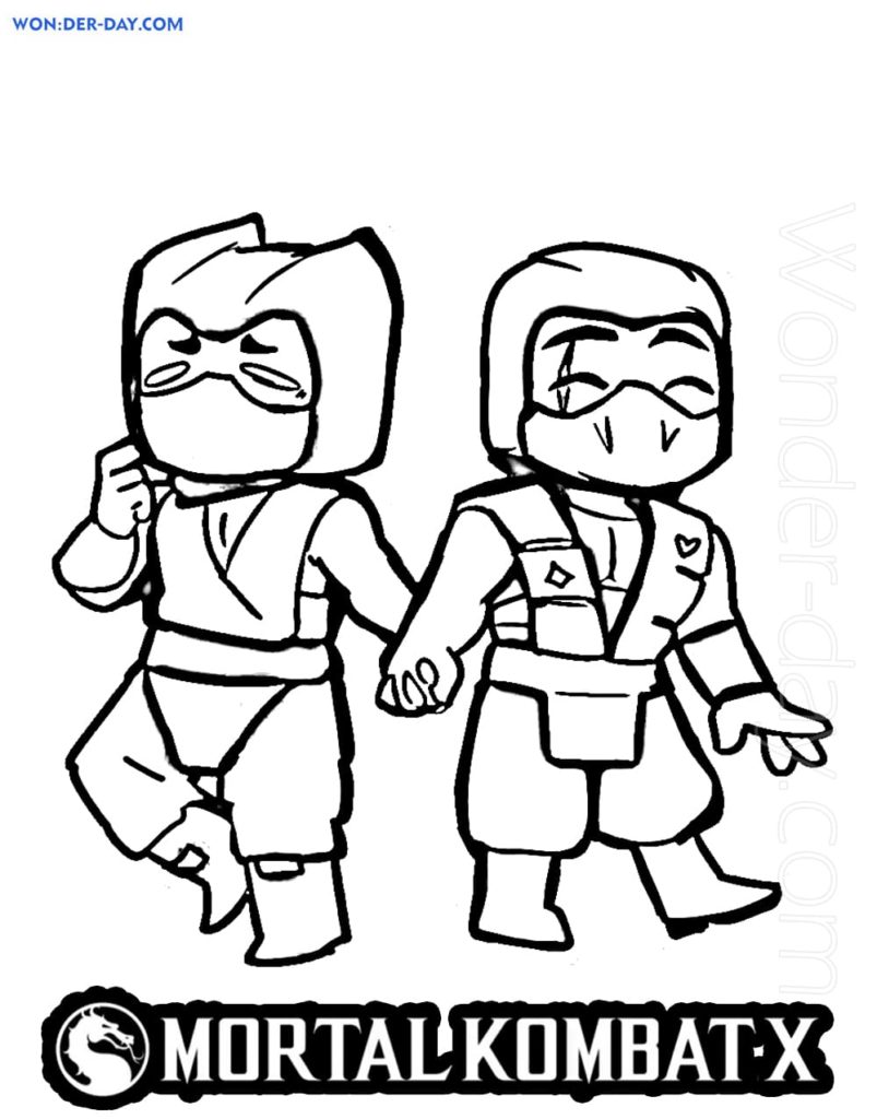 120+ Ninja Coloring Pages 106