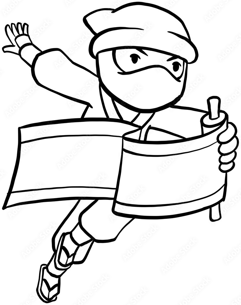 120+ Ninja Coloring Pages 123