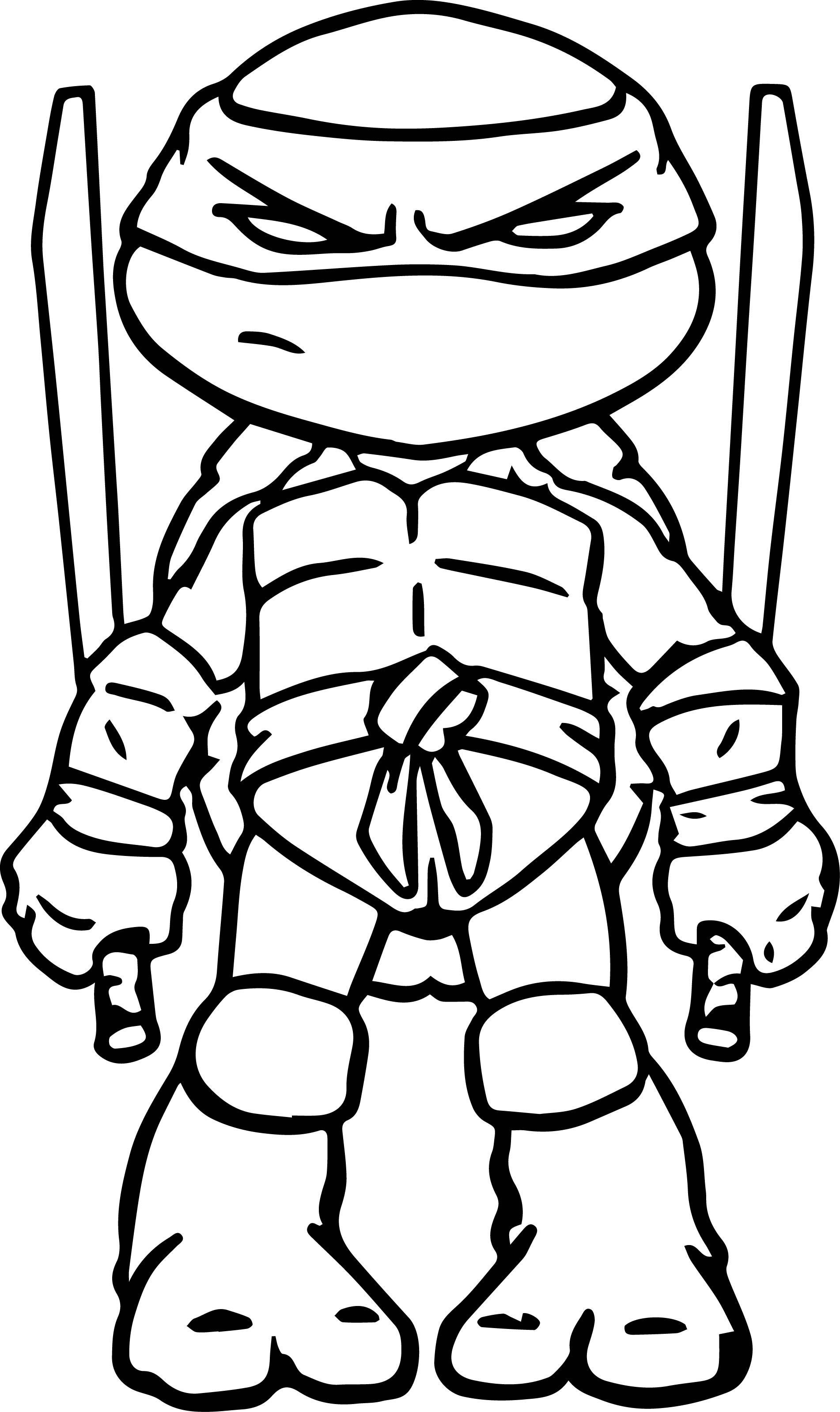 120+ Ninja Coloring Pages 15