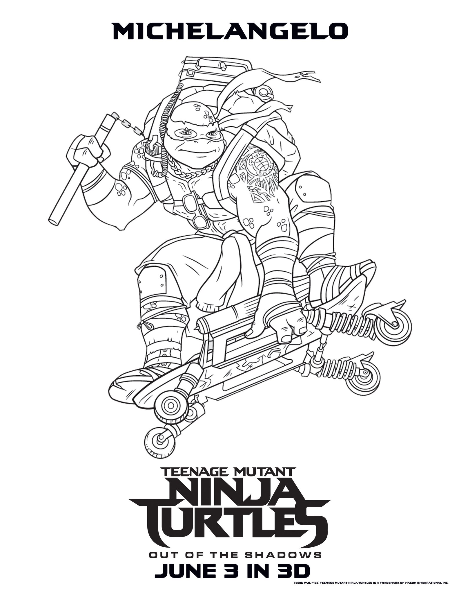 120+ Ninja Coloring Pages 28