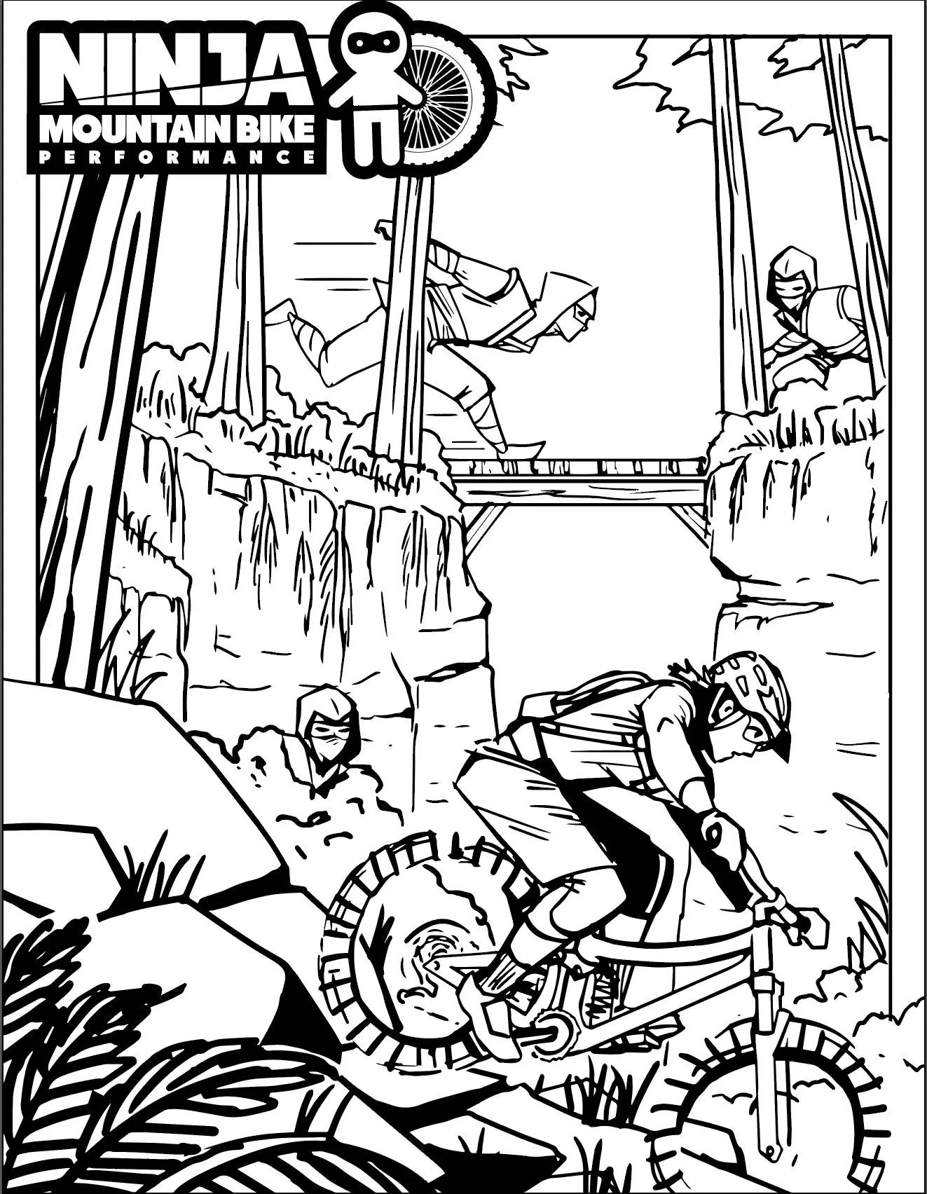 120+ Ninja Coloring Pages 35