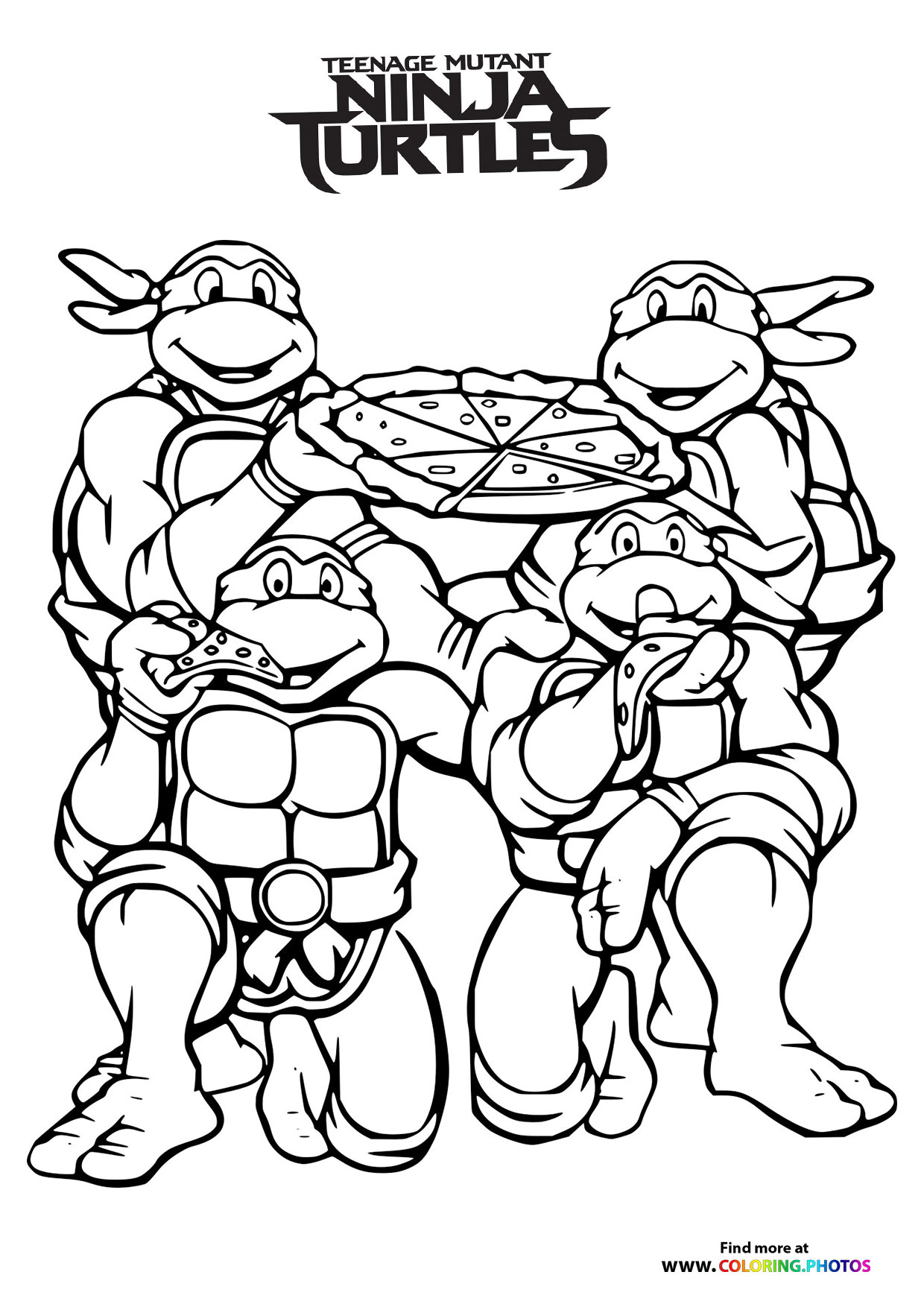 120+ Ninja Coloring Pages 37