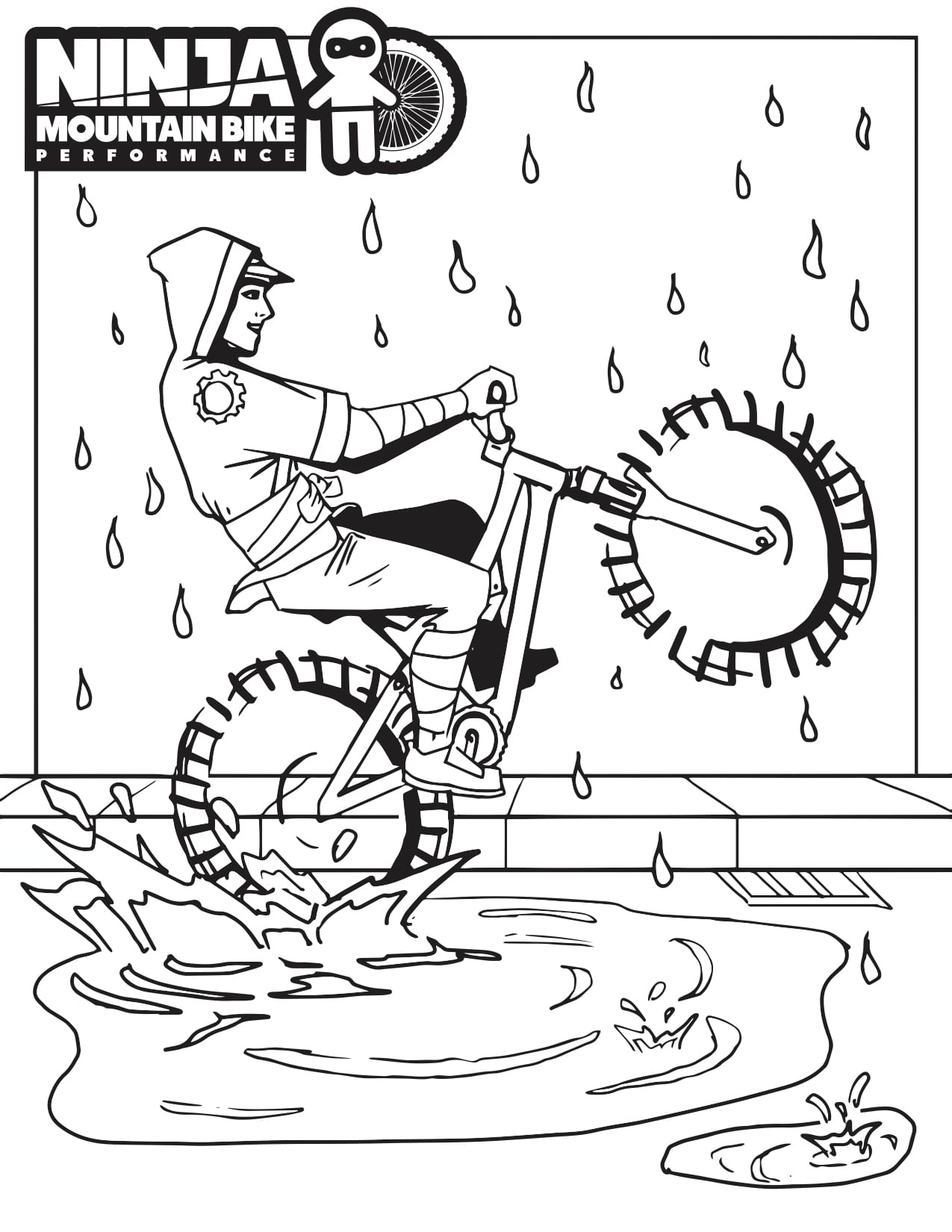 120+ Ninja Coloring Pages 40