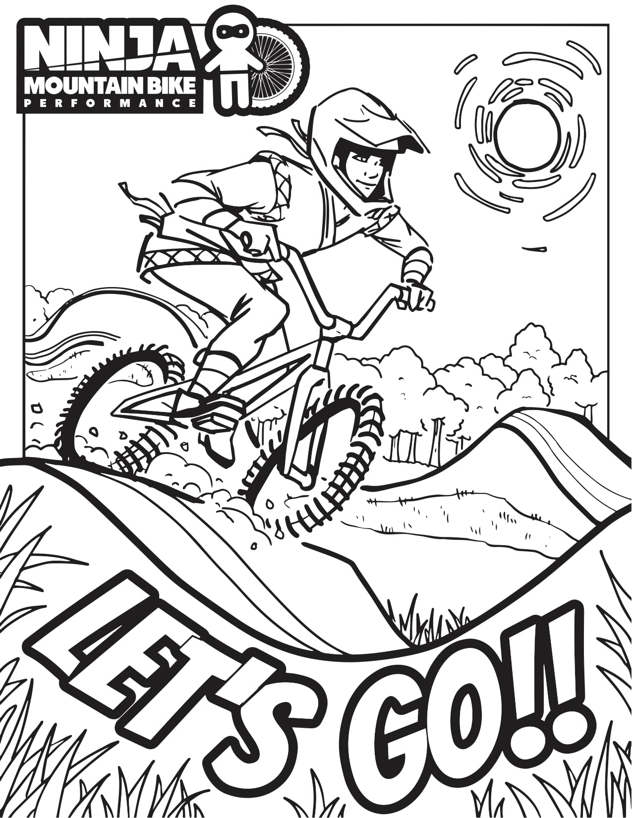 120+ Ninja Coloring Pages 41