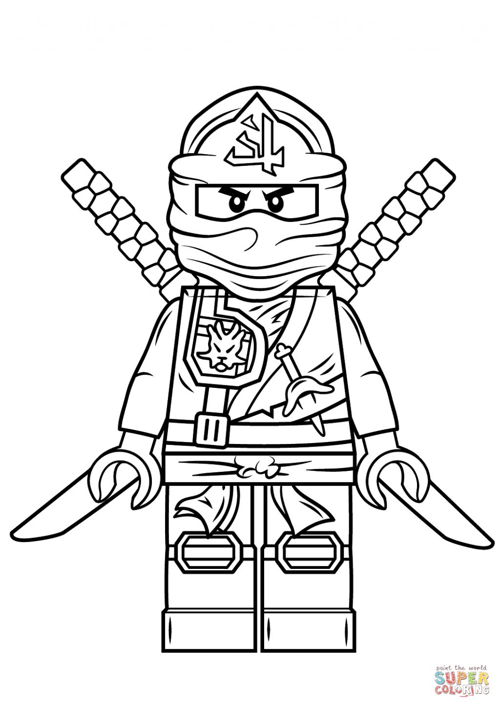 120+ Ninja Coloring Pages 51