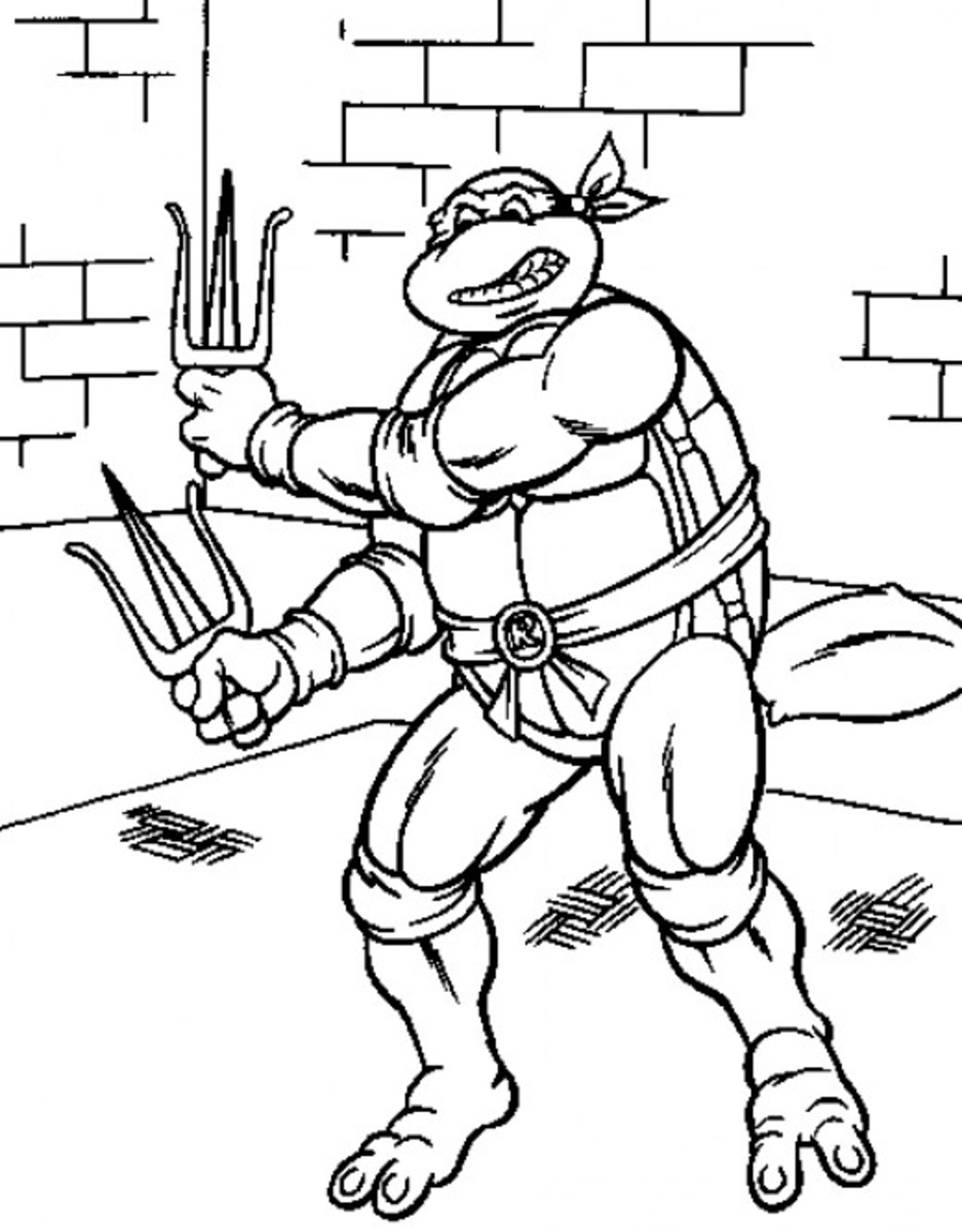 120+ Ninja Coloring Pages 58