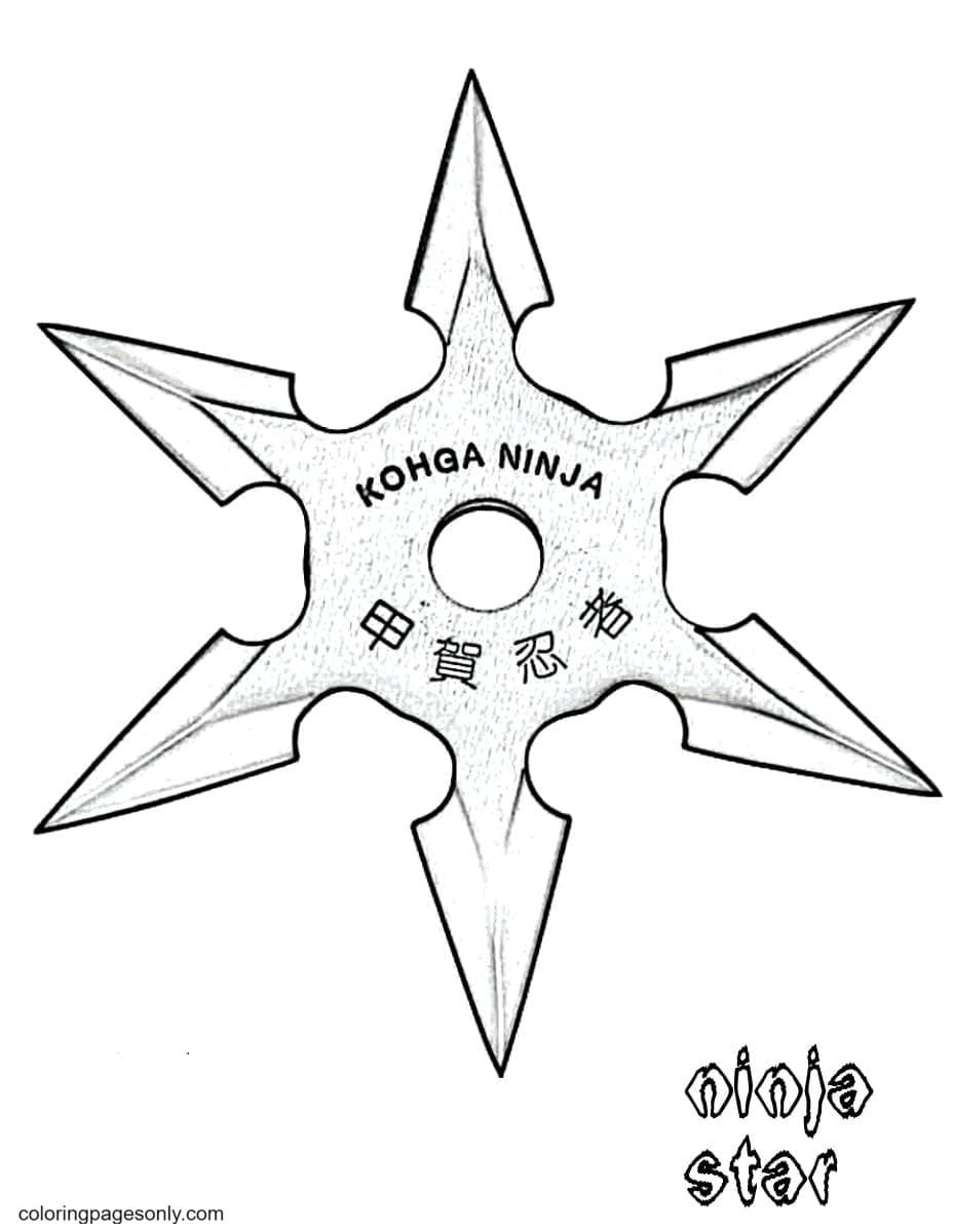 120+ Ninja Coloring Pages 59