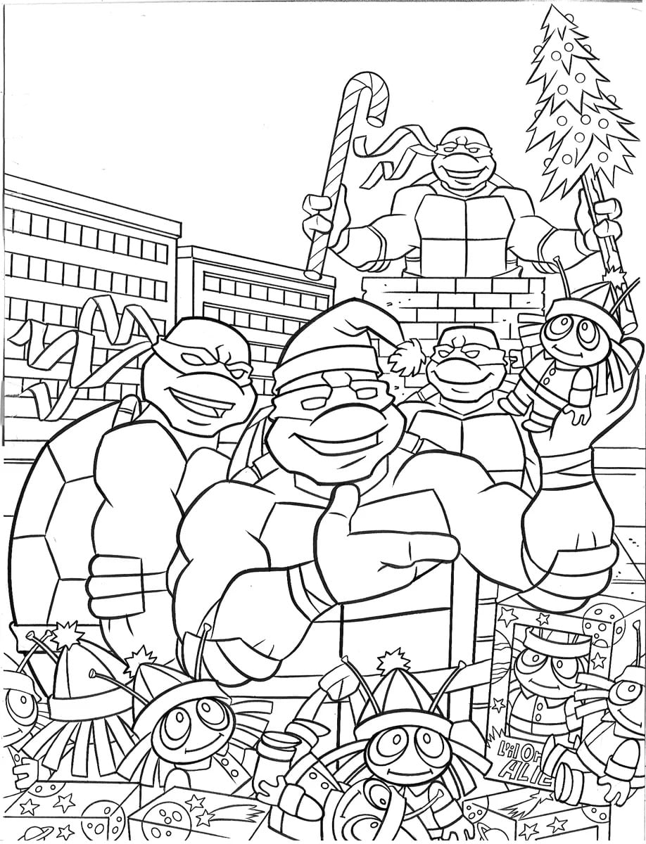 120+ Ninja Coloring Pages 62