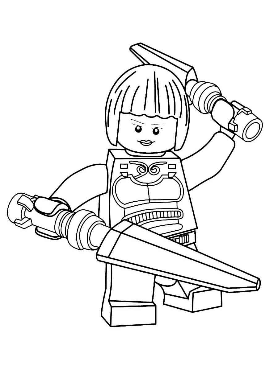 120+ Ninja Coloring Pages 66