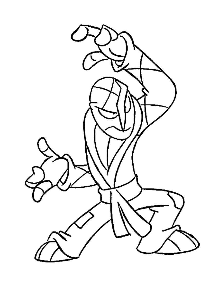 120+ Ninja Coloring Pages 68