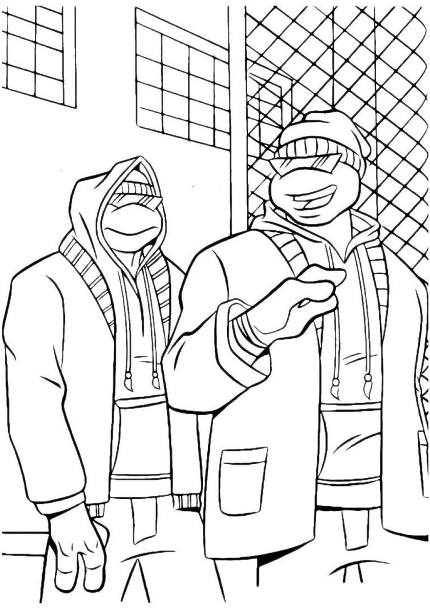 120+ Ninja Coloring Pages 77