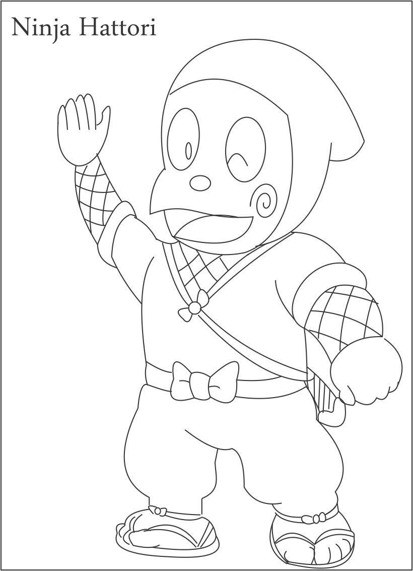 120+ Ninja Coloring Pages 87