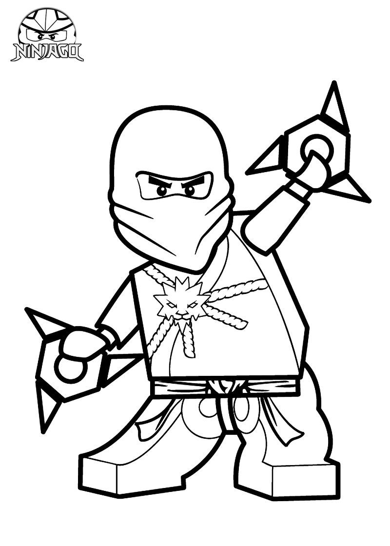 120+ Ninja Coloring Pages 93