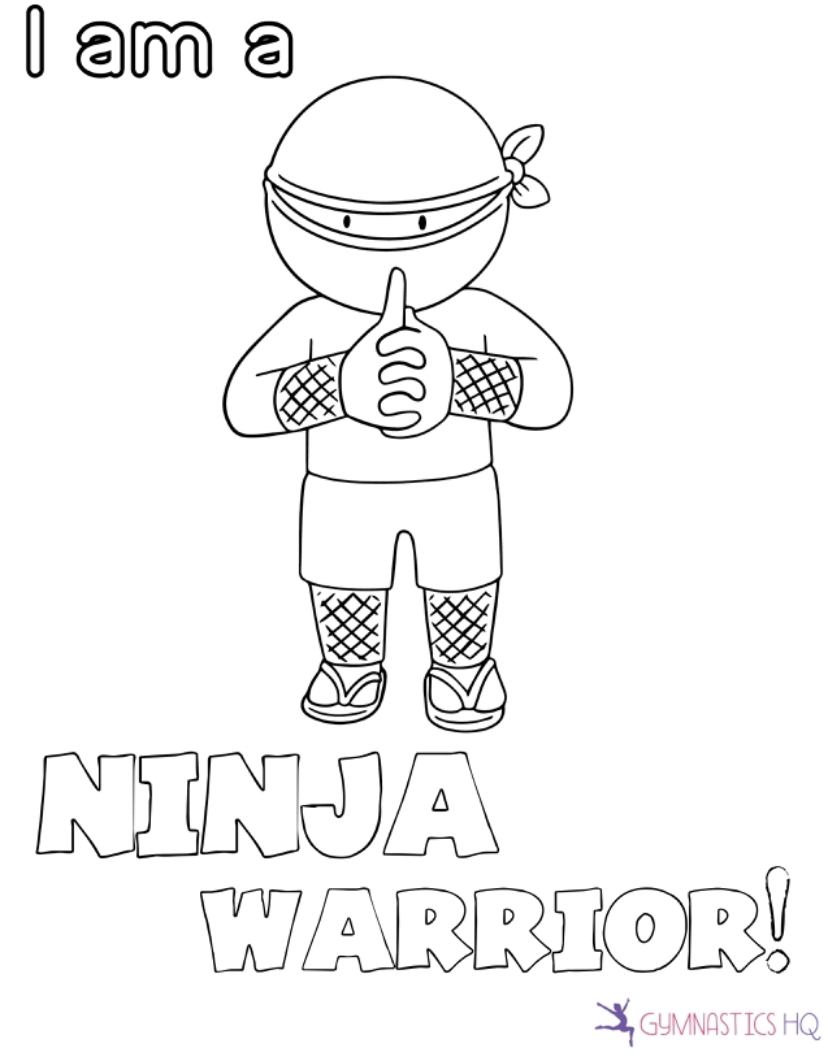 120+ Ninja Coloring Pages 95