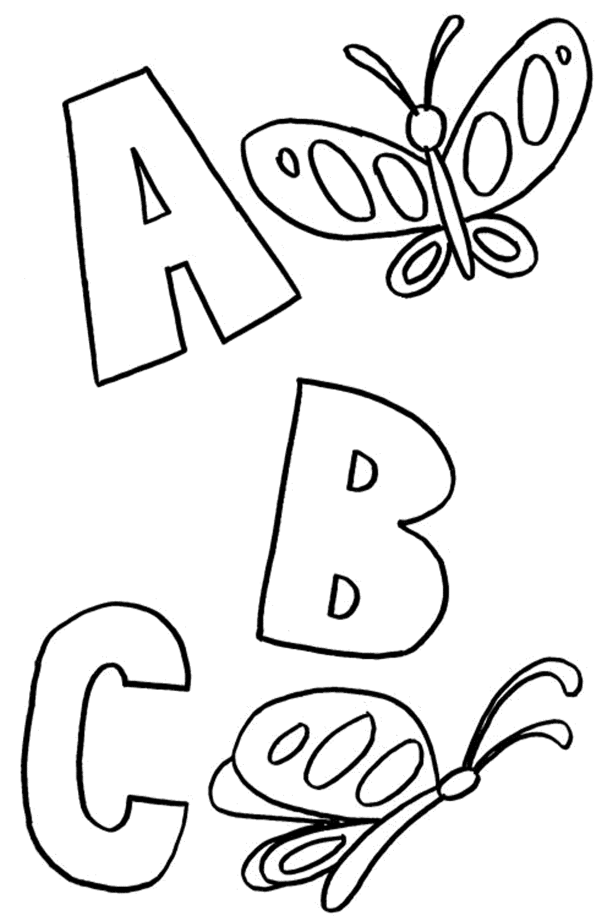 140+ Alphabet Coloring Pages 100