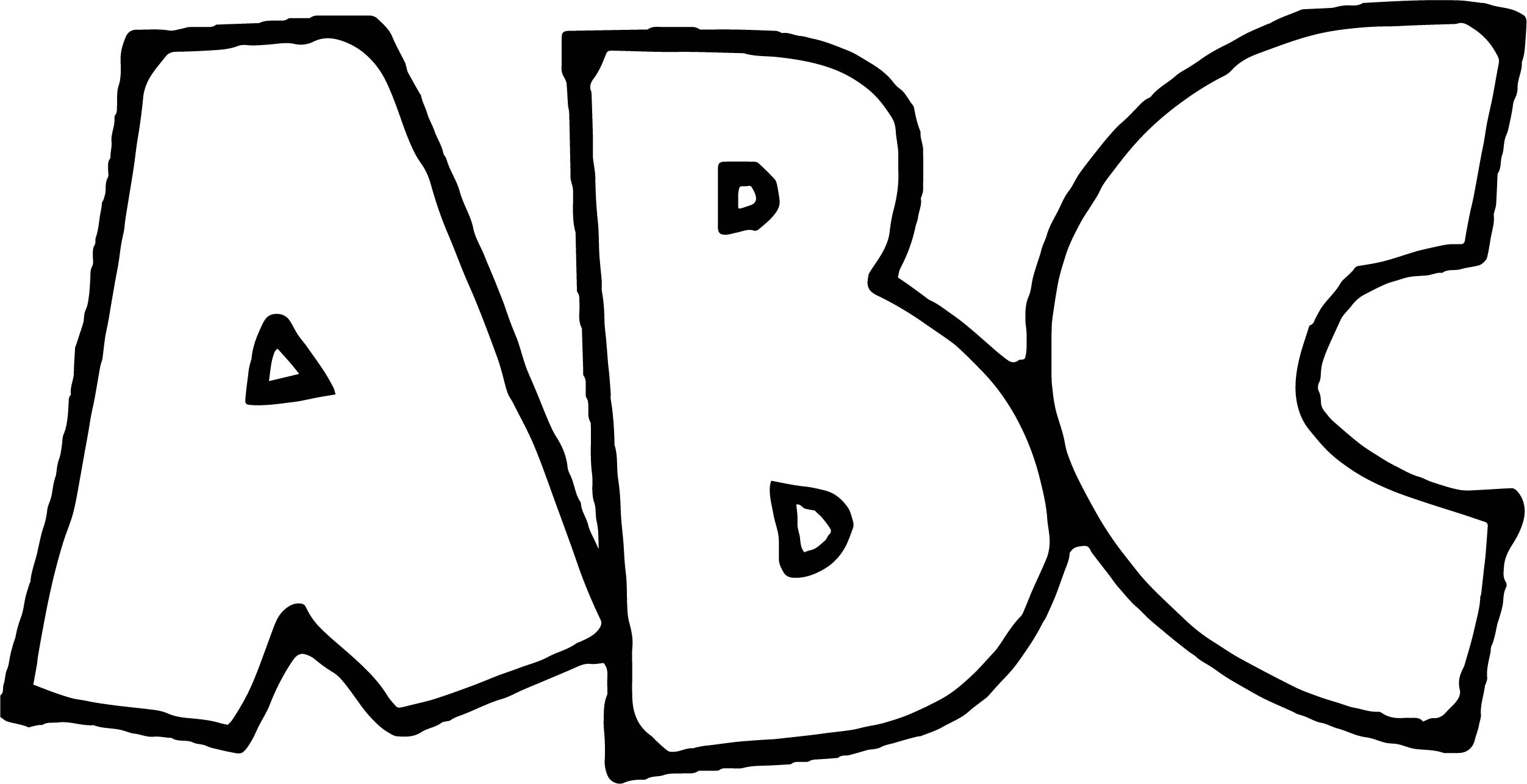 140+ Alphabet Coloring Pages 12