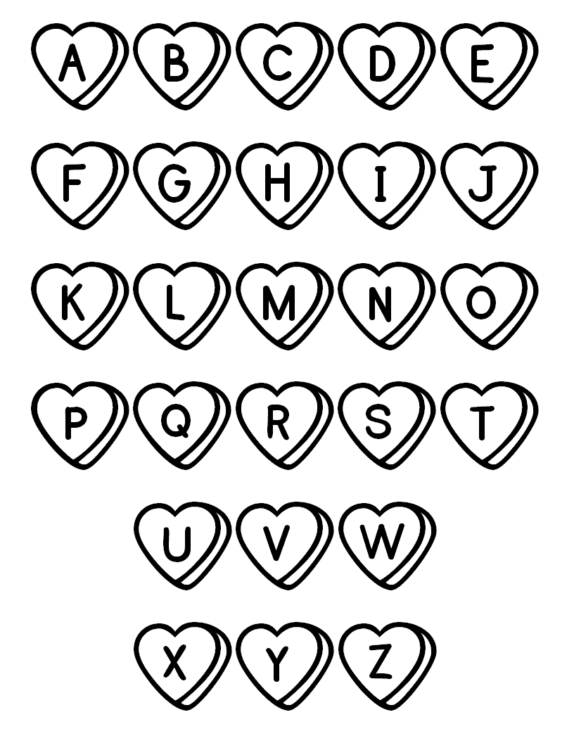 140+ Alphabet Coloring Pages 120