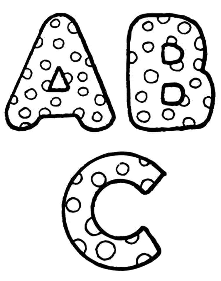 140+ Alphabet Coloring Pages 125