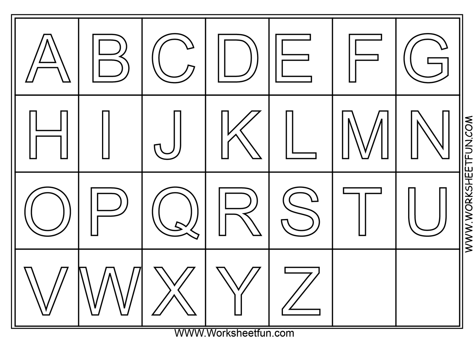 140+ Alphabet Coloring Pages 127