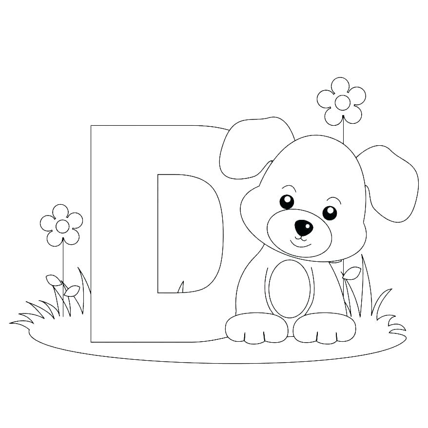 140+ Alphabet Coloring Pages 129